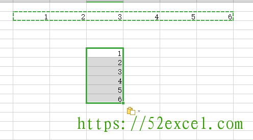 Excel如何快速将一行转置成一列，一列转置成一行4.png