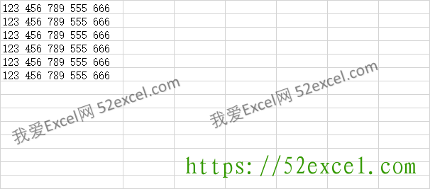 Excel如何替换数字中间的空格？